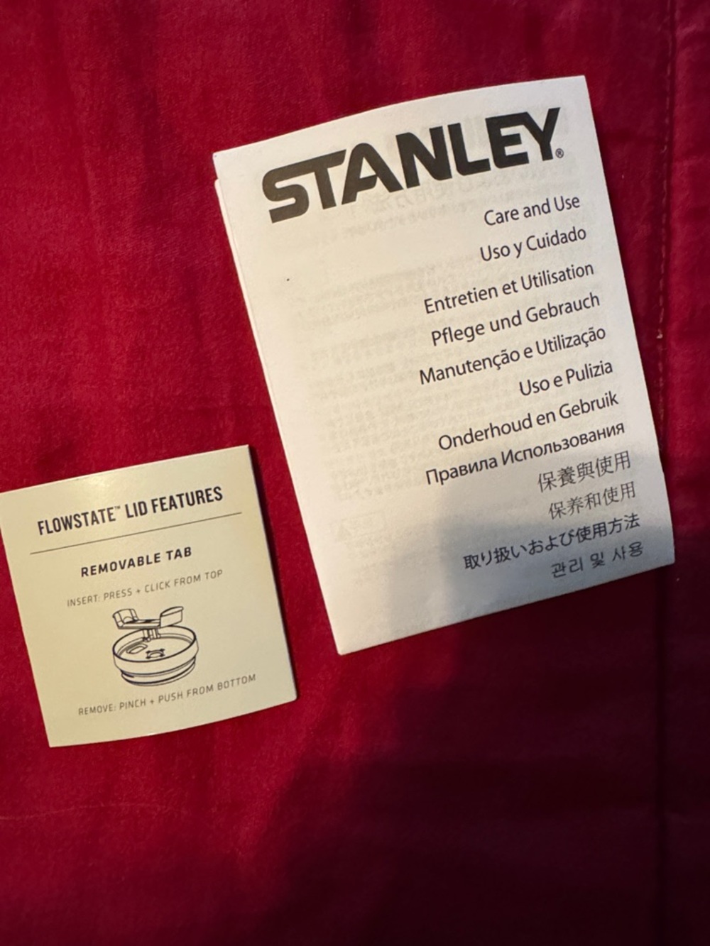 NWT—STANLEY Cream Travel Quencher H2O Tumbler with Handle—30oz All Day Hydration - Picture 7 of 8